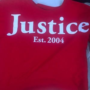 Long sleeve justice top